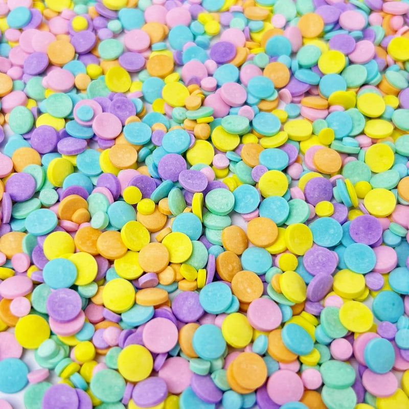 Edible Pink Purple Blue White Sprinkles Mix, Perfect for Cake Decorations, Baking, Cookies, Cupcake Decorating Ice Cream Toppings Celebrations Shaker Jar Wedding Shower Party Christmas Supplies