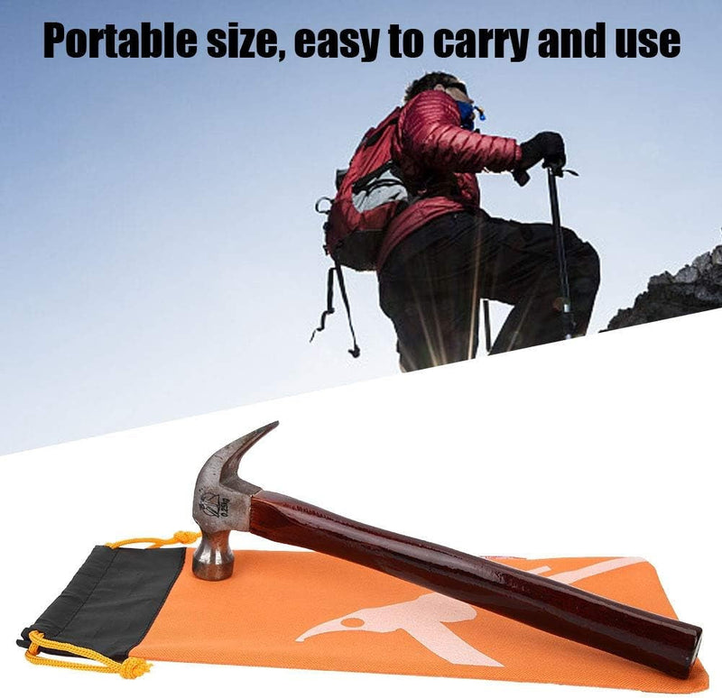 Alomejor Tent Hammer Bag Outdoor Tent Accessories Storage Bag Pack Tent Pegs Nails Hammer Tool Pouch