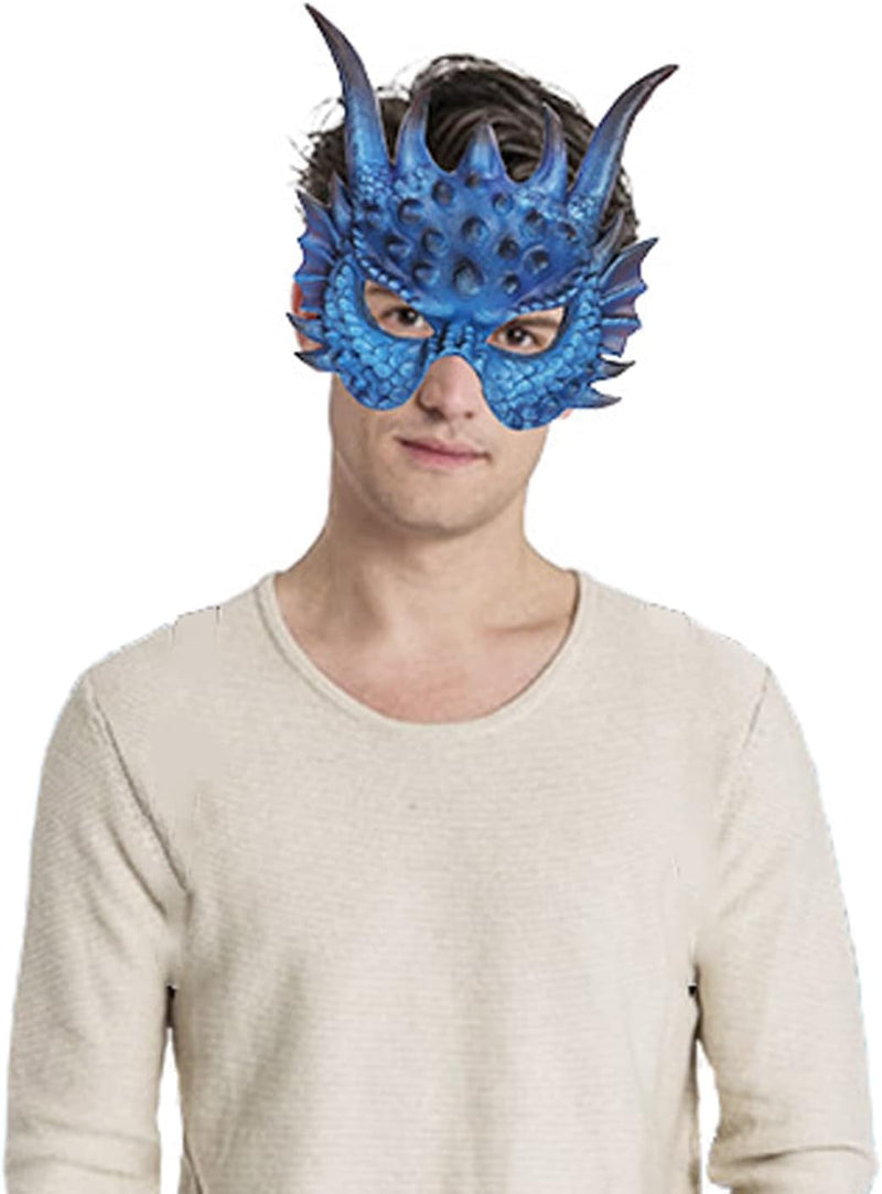 Dragon Mask Halloween Masquerade Foam Mask Half Face Mask for Cosplay Costume