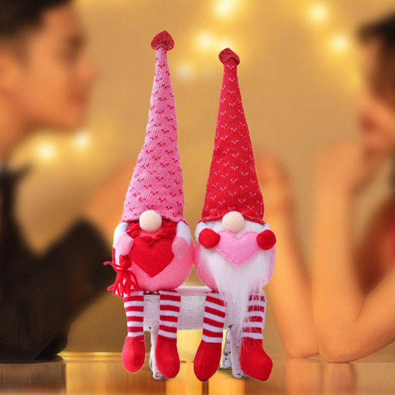 2PCS Valentines Day Gnome Plush Decorations, LED Lucky Gnome Handmade Doll, Glowing Light up Swedish Gnome Doll, Holiday Figurines Present for Valentine'S Day Home Decors Table Ornament Home & Garden > Decor > Seasonal & Holiday Decorations CUSTOMS EXPRESSION   