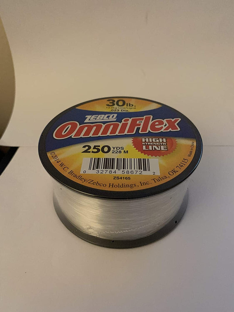 30Lb Test Omniflex Monofilament Fishing Line 250 Yards Sporting Goods > Outdoor Recreation > Fishing > Fishing Lines & Leaders Zebco   