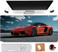 31.5X11.8 Inch Non-Slip Rubber Extended Large Gaming Mouse Pad with Stitched Edges Computer Keyboard Mouse Mat PC Accessories (8&24) Sporting Goods > Outdoor Recreation > Winter Sports & Activities Daisy House LAMBO  