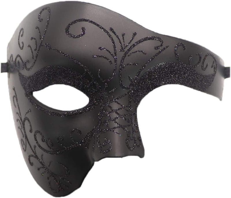 Awlsyj Couples Masquerade Mask Metal Roman Venetian Halloween Mardi Gras Costumes Party Ball Prom Mask