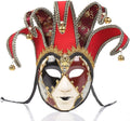 Full Face Venetian Mask Masquerade Mask for Carnival Mardi Gras Cosplay Halloween Party Wall Decoration