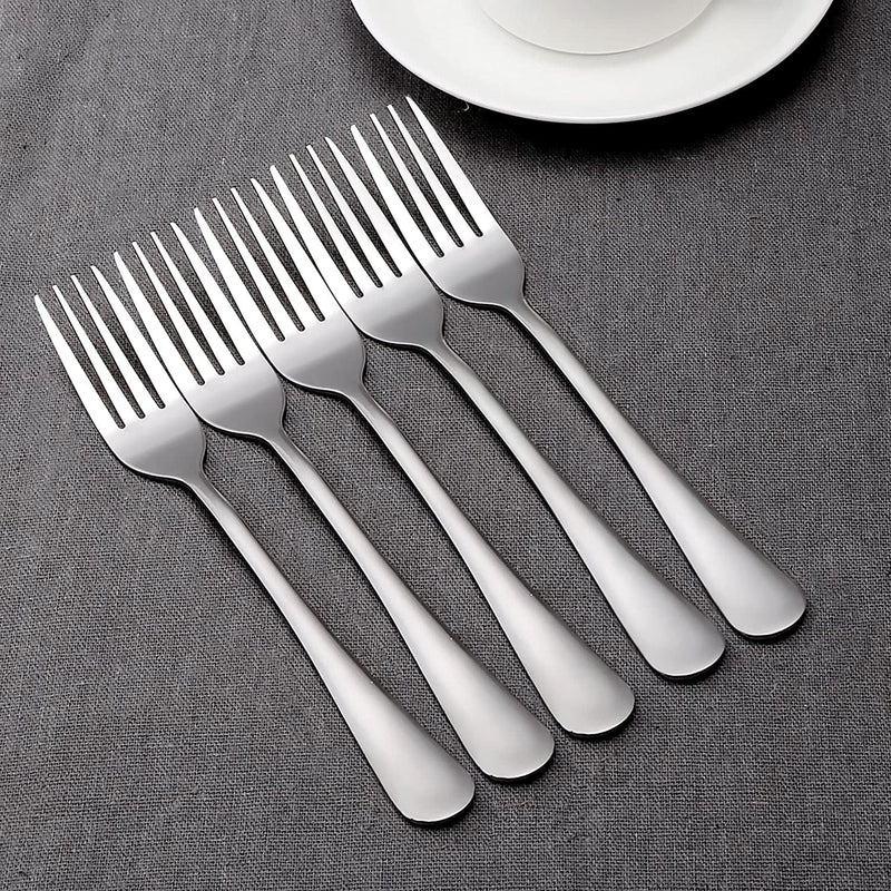 Dinner Forks, Haware 12-Pieces Stainless Steel Forks, Classic Elegant Design, Mirror Polished, Dishwasher Safe