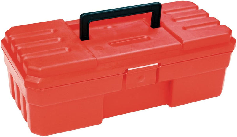 Akro-Mils 12-Inch Probox Plastic Toolbox for Tools, Hobby or Craft Storage Toolbox, Model 09912, (12-Inch X 5-1/2-Inch X 4-Inch), Red