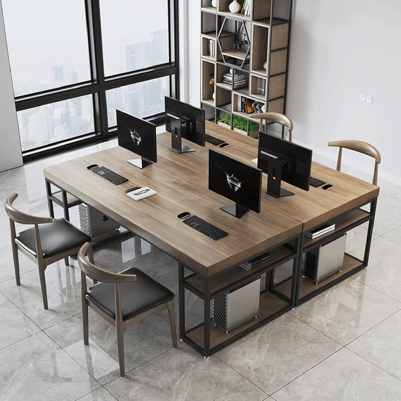 Computer Desk Solid Wood Table Office Computer Table Desktop Thickness 5Cm, Multifunctional Writing Desk Gaming Table, Easy to Assemble (Size : 160X70X75Cm)