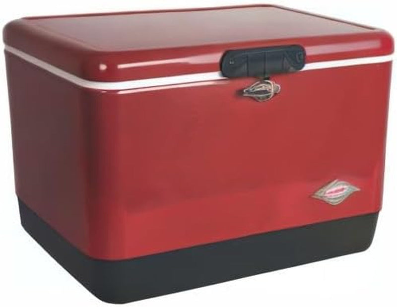 Coleman Cooler | Steel-Belted Cooler Keeps Ice up to 4 Days | 54-Quart Cooler for Camping, Bbqs, Tailgating & Outdoor Activities