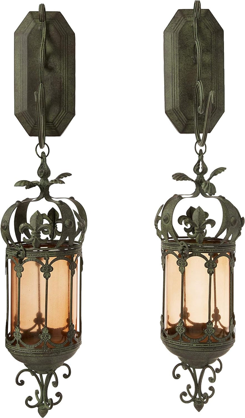 Design Toscano Crown Royale Hanging Pendant Lantern - Set of Two