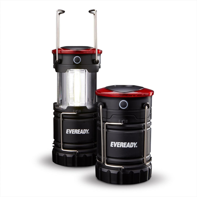 Eveready LED Camping Lantern 360 PRO (3-Pack), Super Bright Tent Lights, Rugged Water Resistant LED Lanterns, 100 Hour Run-Time (Batteries Included)