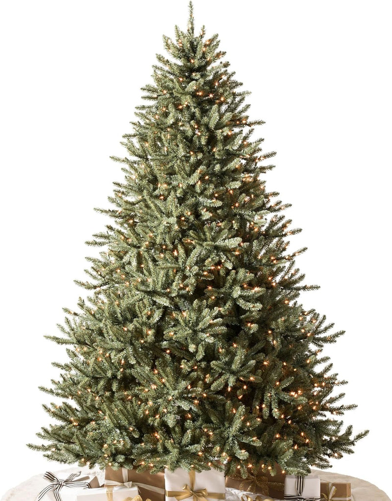 Balsam Hill | 7.5Ft Unlit Classic Blue Spruce Artificial Christmas Tree | PVC Needle Foliage | Easy Storage with Storage Bag | Suitable for Indoor Holiday Display