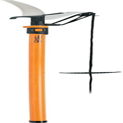 Fiskars 2-In-1 Extendable Tree Pruner and Pole Saw (Extends to 12 Feet) with 12-Inch Double-Grind Saw and Double Locking System