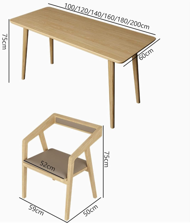 Desk Single Desk Small Family Bedroom Wall Computer Desk Household Study Office Desk Chair Combination