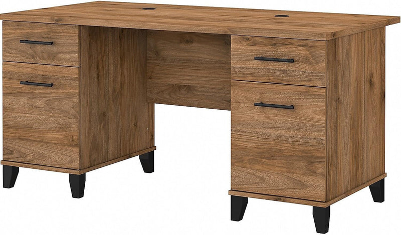 Bush Furniture Somerset 60-Inch Office Desk, Storm Gray (WC81528K)