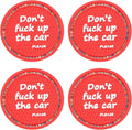 4 Pack Bling Car Coasters, 2.75 Inch Bling Diamond Soft Rubber Pad Set round Auto Cup Holder Insert Drink Coaster Car Interior Accessories Sporting Goods > Outdoor Recreation > Winter Sports & Activities Anilnel Red-colorful Diamonds  