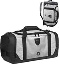 4-Way Gym Bags for Men Gym Duffle Bag Sports Duffle Bag Backpack with Shoe Compartment & Wet Pocket Home & Garden > Household Supplies > Storage & Organization Cico Rider grey  