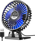 2Pack Desk Fan, USB Fan for Desk, Mini Desk Fan, 3 Speed Rotation Strong Wind, Protable Small Desktop Cooling Fan, Quite Mini Personal Fan for Home Office Table Bedroom Travel Curise(Apple Green)