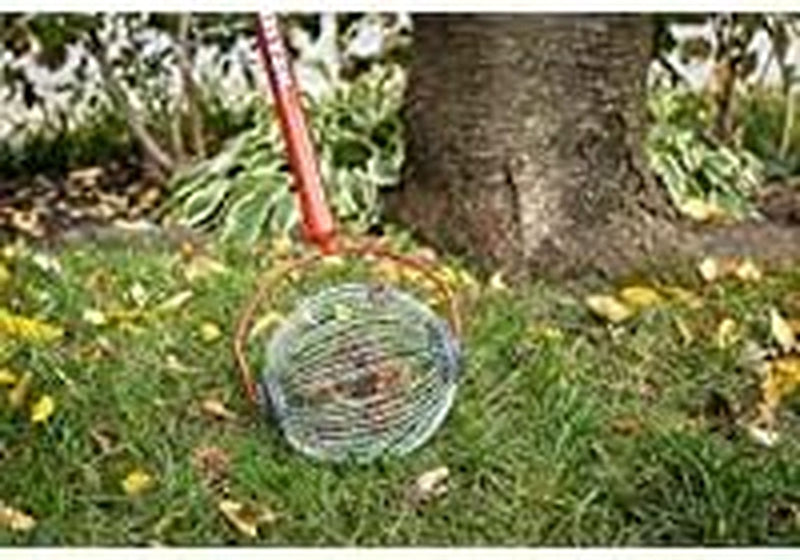 Garden Weasel Nut Gatherer - Small Cage | Pick up Small Acorns, Buckeyes, Beech Nuts | Nut Collector and Picker Upper Roller | 95334