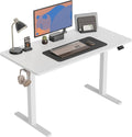 Cubicubi Electric Standing Desk, 55 X 24 Inches Height Adjustable Sit Stand Desk, Ergonomic Home Office Computer Workstation, Rusticbrown