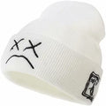 45°LOOKUP CEED Fashion Autumn Winter Warm Beanie Hats Embroidery Cotton Caps Men Women Knitted Hip Hop Hats Sporting Goods > Outdoor Recreation > Winter Sports & Activities 45°LOOKUP CEED White One Size 
