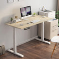 BROHN Computer Desk for Home Office Office Desk Electric Lift Desk Standing Smart Office Workstation Simple Modern Desktop PC Laptop Desk Home Study Writing Desk (Color : D, Size : 1.4 Meters)