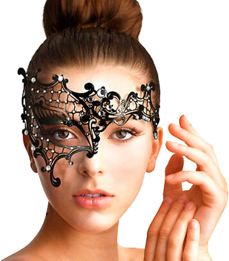 Exlinonline Lace Masquerade Mask Elastic,Fit for Adult,Soft Gentle Material,Specially for Costume,Thememed Party