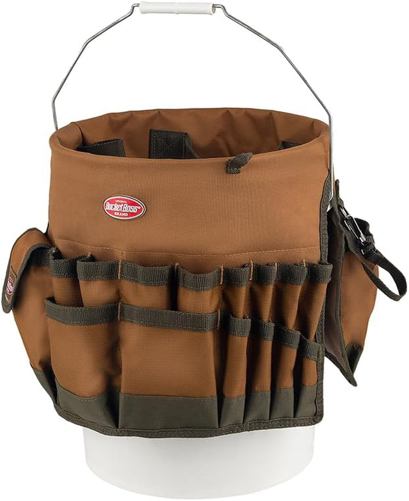 Bucket Boss the Bucketeer Bucket Tool Organizer in Brown, 10030