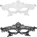 Fun Sexy Ladies Lace Half Face Mask for Couples Halloween Ball Mask for Bar Parties