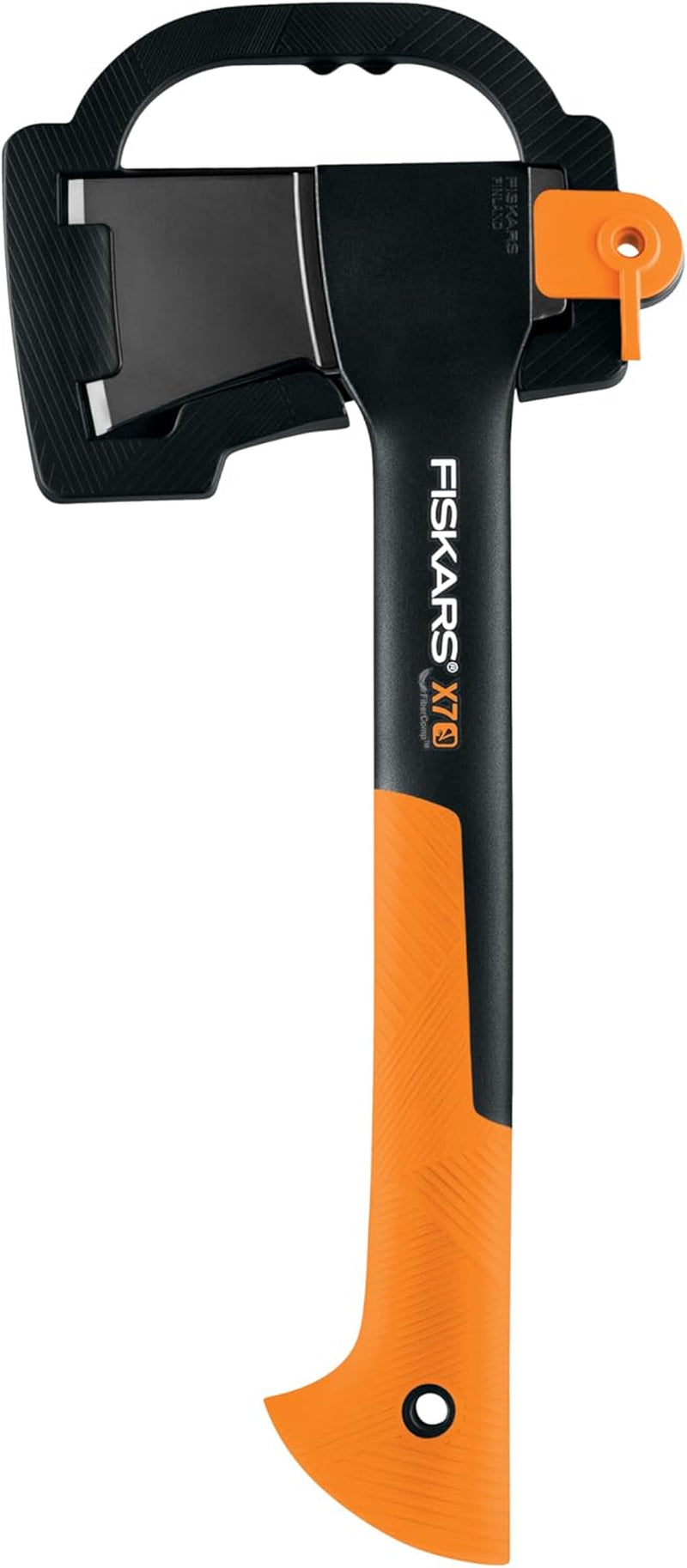 Fiskars X27 Super Splitting Axe - 36" Wood Splitting Axe for Medium to Large Size Logs with Shock-Absorbing Handle - Split Firewood - Forged Steel Blade - Bushcraft Gear and Camping Axe