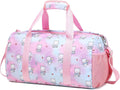 Duffel Bag for Girls Fluffy Dance Bag for Girls Ballet Bag Girls Sports Gym Bag Water Resistant Travel Duffle Bags with Shoes Compartment