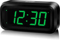 Alarm Clock, LED Digital Clock, Small Wall Clock, Battery Operated, Adjustable 3-Level Led Brightness, Dim Night Mode, 12/24Hr, Cordless, Constantly 1.2'' Digits Display for Bedroom/Travel,Easy to Set