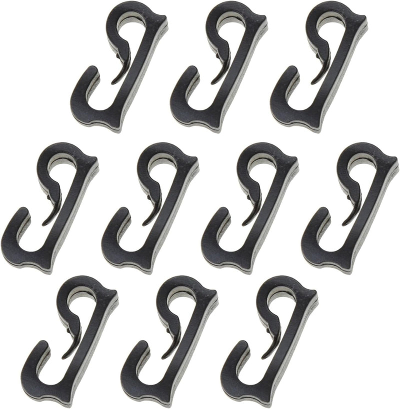 10Pcs/Set Clip Hooks Outdoor Camping Light Accessories Camping Fixed Canopy Tools Hiking Tent Hooks Tarp Black