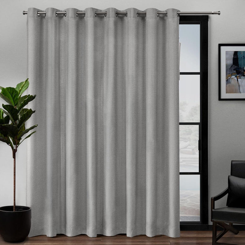 Exclusive Home Curtains Loha Single Curtain Panel, 108X84, Winter White