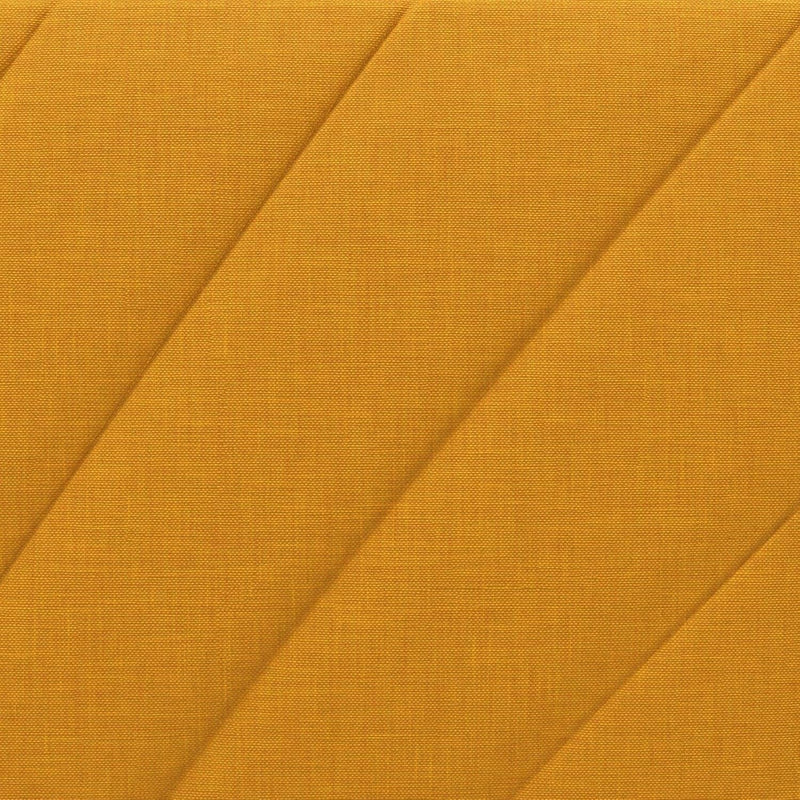 DHP Paxson Convertible Futon Couch Bed with Linen Upholstery and Wood Legs - Mustard