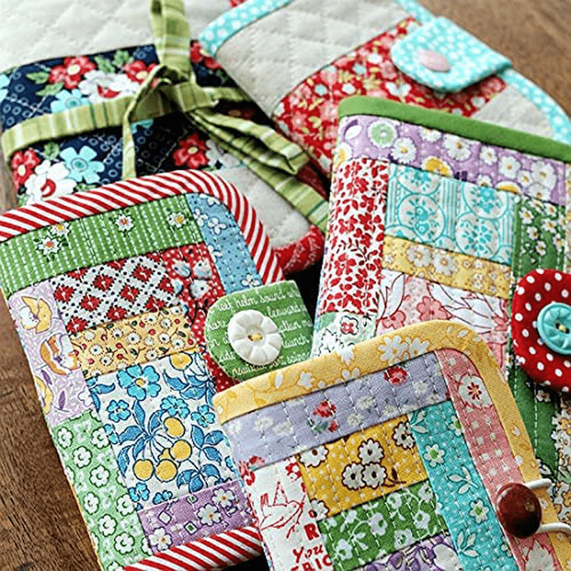 50pcs 8 x 8 inches Cotton Fabric Bundle Squares for Quilting Sewing, Precut Fabric Squares for Craft Patchwork