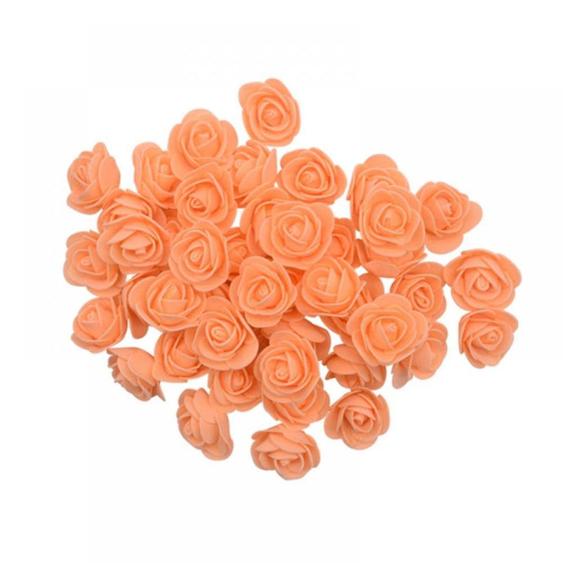 50PCS Foam Rose Artificial Flowers Party Decor for Wedding Table, Teddy Bear DIY Craft, Valentines Day Gift Home & Garden > Decor > Seasonal & Holiday Decorations Litterychu   