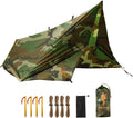 FREE SOLDIER Waterproof Portable Tarp Multifunctional Outdoor Camping Traveling Awning Backpacking Tarp Shelter Rain Tarp (Brown)