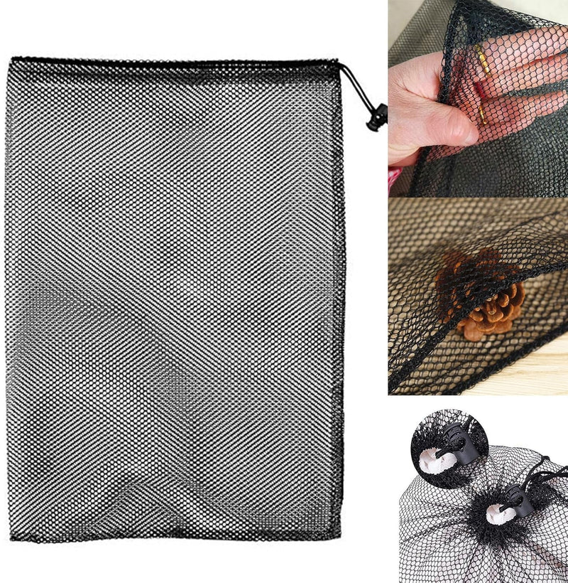 10 Pcs Multifunctional Mesh Bag Sport Equipment Bag Sport Storage Bag Practical Drawstring Bag for Efficient Storage