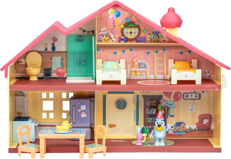 Bluey Celebration Home, Help Celebrate Birthday, with 11 Play Pieces of Removable Furniture and Accessories, plus 1 Exclusive 2.5 Inch Figure