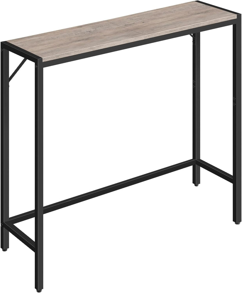 Console Table, Narrow Sofa Table, 30.1" Small Couch Table, Thin Sofa Table, Side Table for Hallway, Living Room, Foyer, Corridor, Black CTHB7601