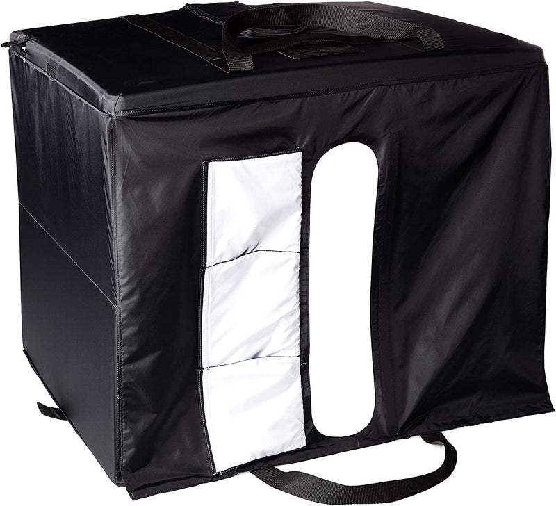 Amazon Basics Portable Foldable Photo Studio Box with LED Light, 1 Count (Pack of 1), Black, 25 X 30 X 25 Inches