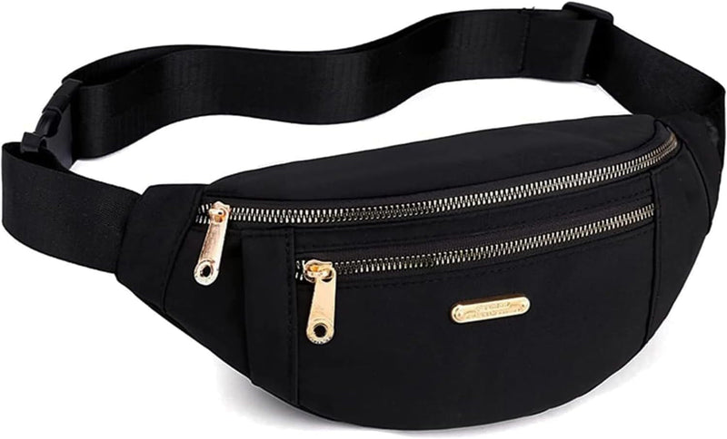 Fanny Pack Waist Pack Crossbody Bag, Waterproof Waist Bag Sling Bag Cross Body Bag for Running Sports Travel