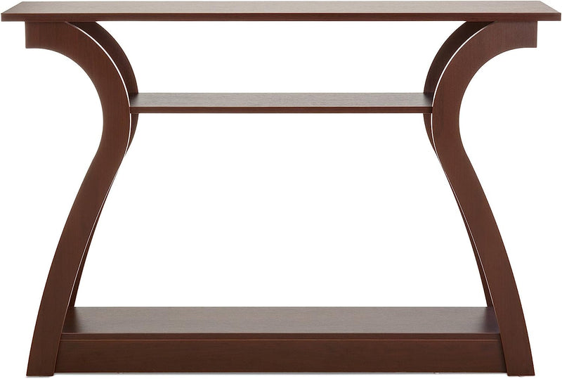 Best Choice Products 47In 3-Shelf Modern Decorative Console Accent Table Furniture for Entryway, Living Room, Brown