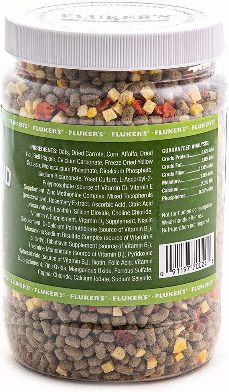 Fluker'S Buffet Blend Tortoise Diet, Veggies with Fortified Pellets, 12.5 Oz