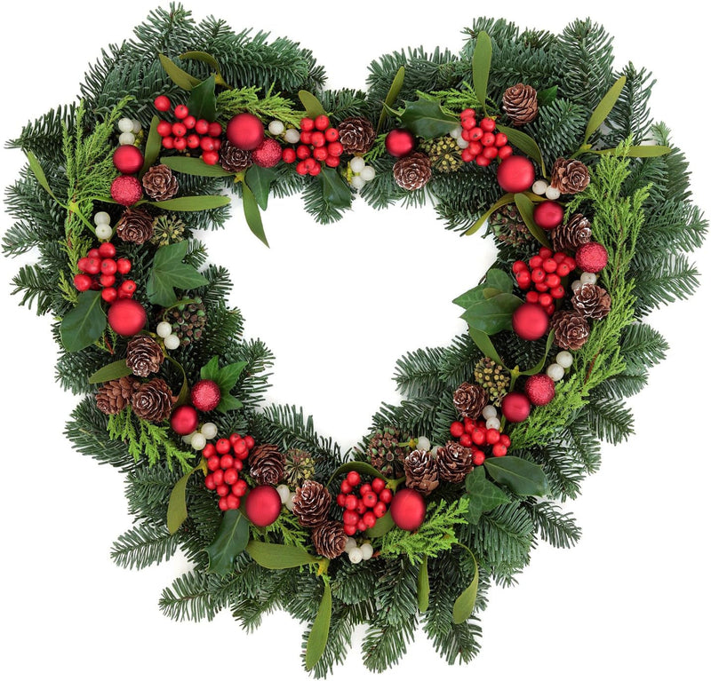 Dark Green Wreath Frame Metal Flower Wreath Frame for New Year Valentine'S Greeting Party Decoration (Style A, 2 Pieces, 12 Inches)