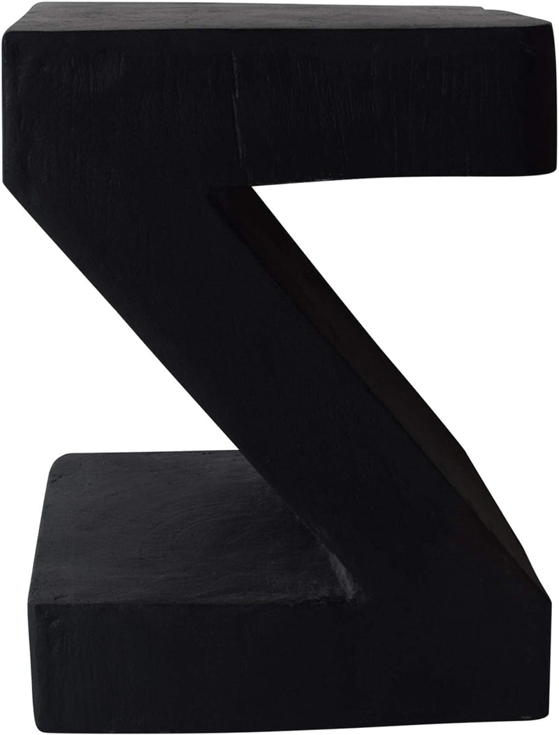 Christopher Knight Home Ligia Light-Weight Concrete Accent Table, Black