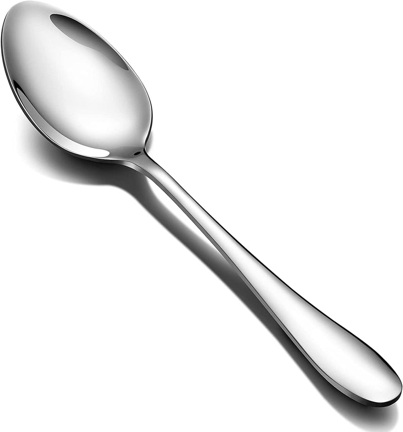 12-Piece Stainless Steel Dinner Spoon,Large Tablespoons,8-Inches (12-Piece)