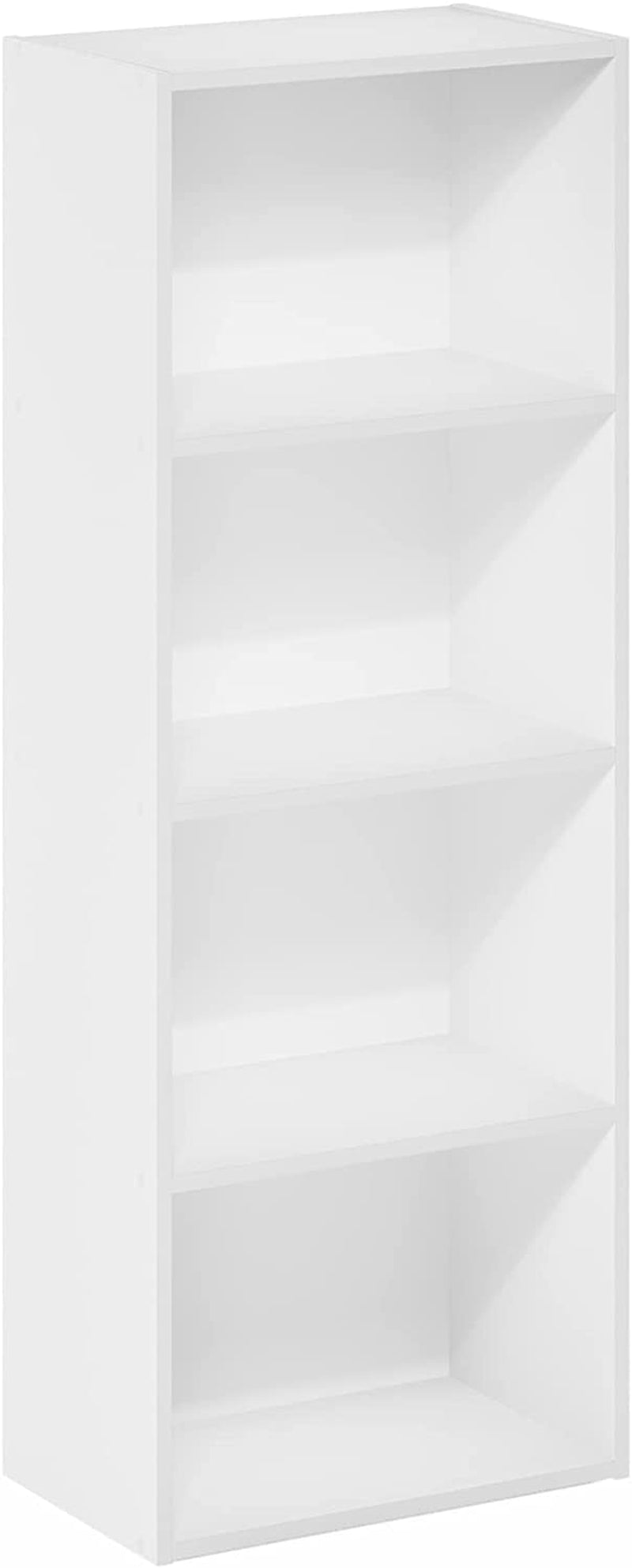 Furinno Luder Bookcase / Book / Storage, 2-Tier, White