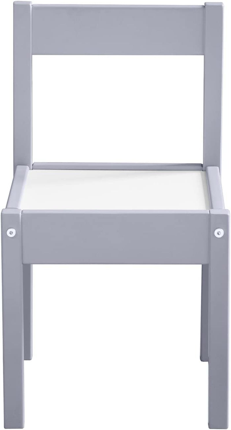 Baby Relax Hunter 3-Piece Kiddy Table & Chair Kids Set, Grey