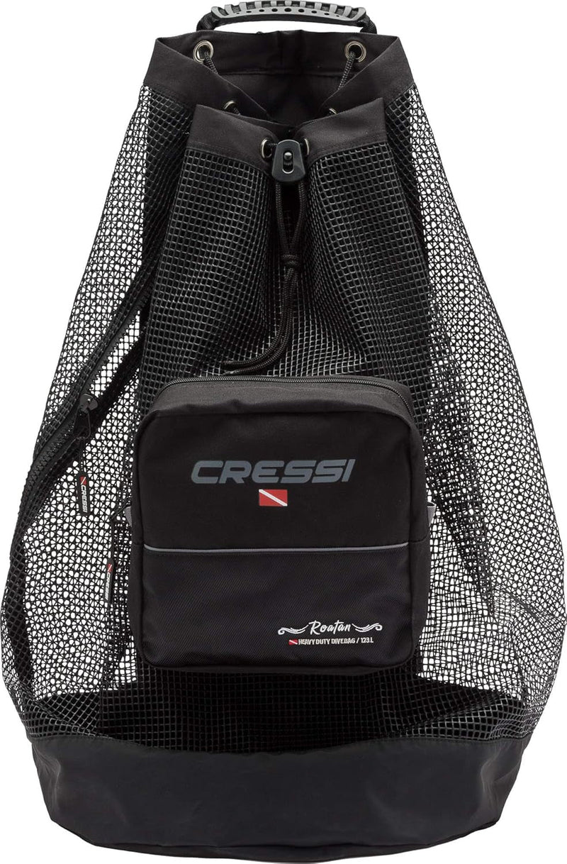 Cressi Heavy Duty Mesh Backpack 90 Liters Capacity for Scuba Diving, Water Sport Gear | Roatan: Designed in Italy